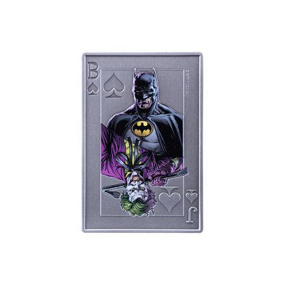 BATMAN VS JOKER 2 Oz Silver Coin $5 Samoa 2024