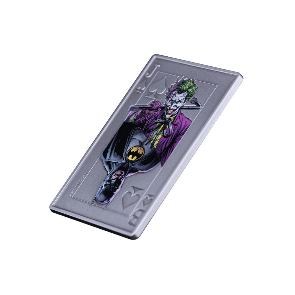 BATMAN VS JOKER 2 Oz Silver Coin $5 Samoa 2024