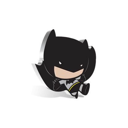 BATMAN™ FLYING Premium Number Chibi 1 Oz Silver Coin $2 Niue 2021