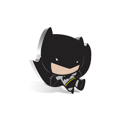BATMAN™ FLYING Chibi 1 Oz Silver Coin $2 Niue 2021
