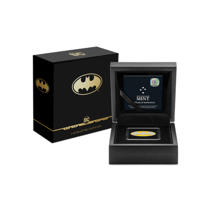 BATMAN™ Logo 1 Oz Silver Proof Coin $2 Niue 2021