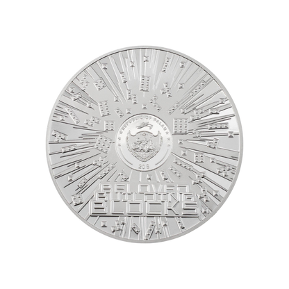 BENGAL TIGER Beloved Building Blocks 5 Oz Silver Coin $20 Palau 2022