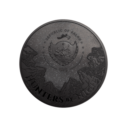 BLACK PANTHER Hunters by Night 1 Kg Kilo Silver Coin $50 Palau 2021