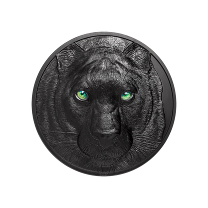 BLACK PANTHER Hunters by Night 1 Kg Kilo Silver Coin $50 Palau 2021