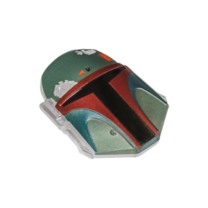 BOBA FETT™ Coloured Helmet Ultra High Relief Star Wars 2 Oz Silver Coin $5 Niue 2020