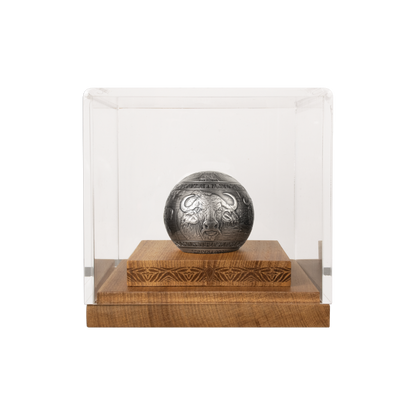 BUFFALO Big Five Spherical 1 Kg Kilo Silver Coin 1000 Francs Djibouti 2024