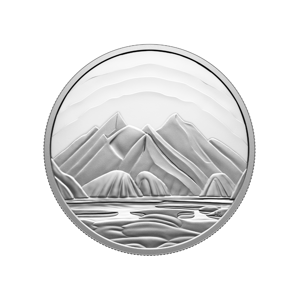 Baffin Island Mountains by Lawren S. Harris 2025 Fine Silver Coin Canada Royal Canadian Mint