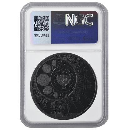 Bald Eagle Day and Night 3 Oz Silver Coin - First Releases PF 70 (NCG Cert #8363715-002) - PARTHAVA COIN