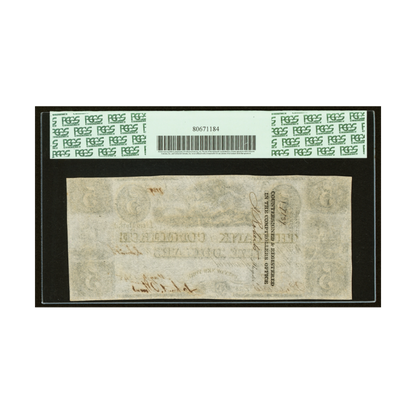 Bank of Commerce (New York) $5 Altered from Painesville, OH – Haxby 1534-A5 PCGS 64 Very Choice New