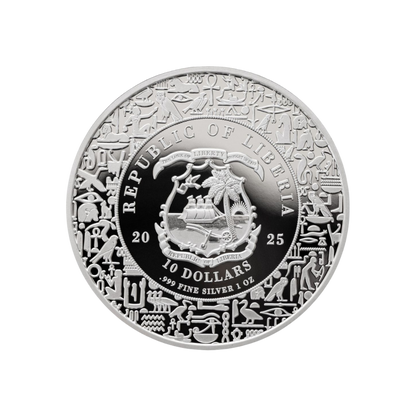 Bastet Egyptian Heritage Series 1 Oz Silver Coin 2025