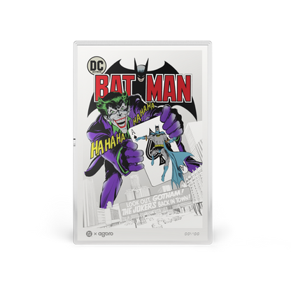 BATMAN™ #251 The Joker's Revenge! (1973) Silver Collectible Foil Agoro