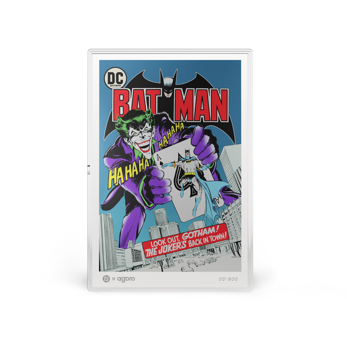 BATMAN™ #251 The Joker's Revenge! (1973) Silver Collectible Foil Agoro