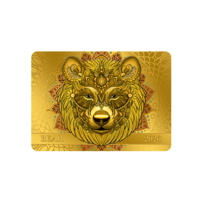 Bear Spirit Animals Collection 1/200 Oz Gold Coin 2026