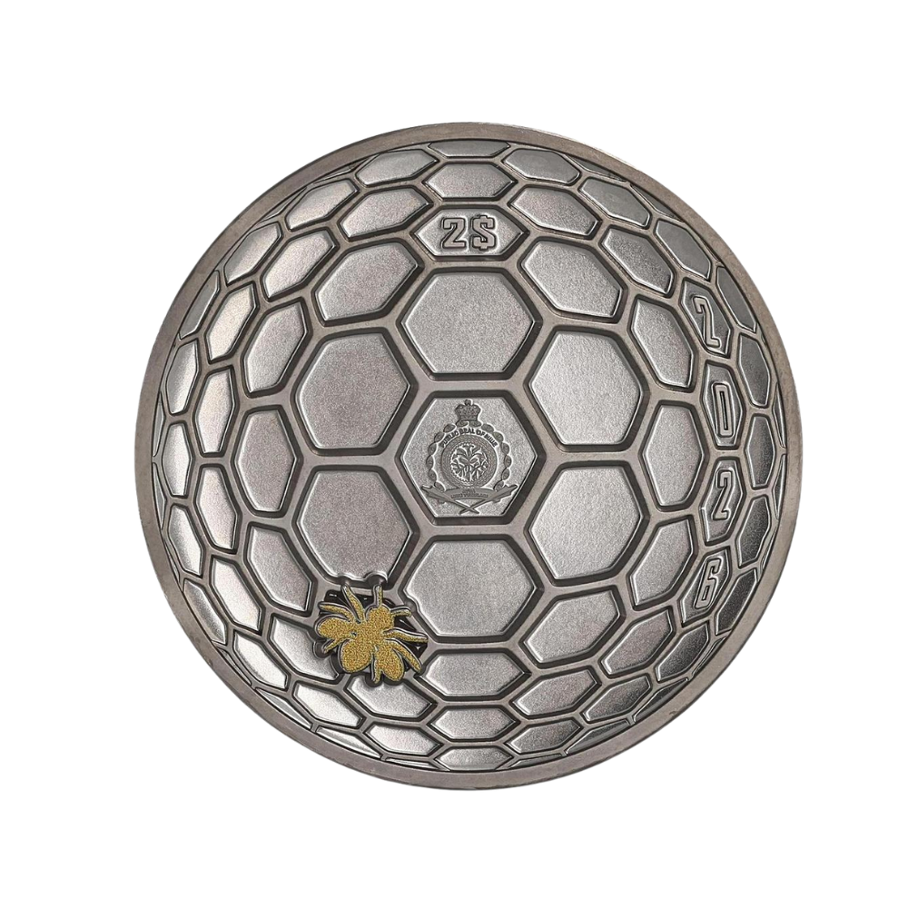 Bee Bionic Genesis 2 Oz Silver Coin 2026 POWER COIN