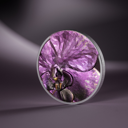 Bionics Orchid 1 oz Silver Coin 2026