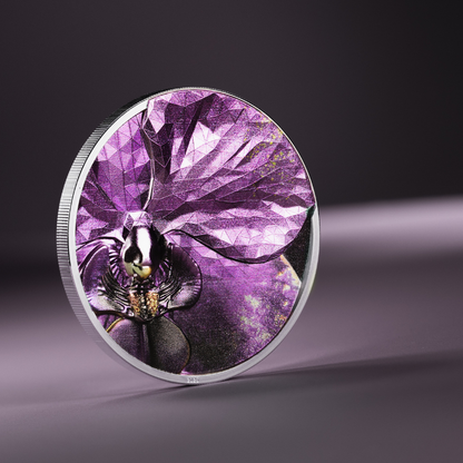 Bionics Orchid 1 oz Silver Coin 2026