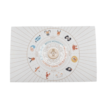 Birthday coin set 2025 Swissmint - coloured packaging