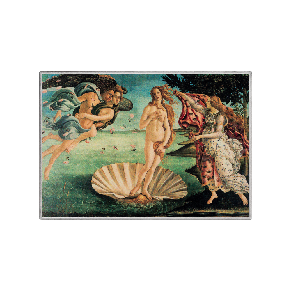 Birth of Venus Botticelli 1 Oz Silver Coin 2026 MINT XXI