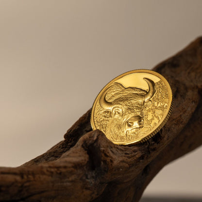 Bison Wild Mongolia 1/10 Oz Gold Coin 2025 - PARTHAVA COIN
