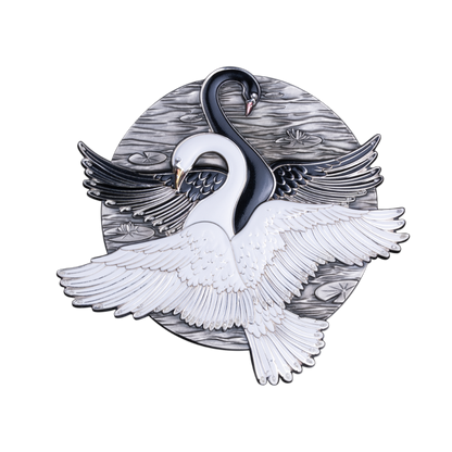 Black & White Swan Silver Coin 2026 MDM