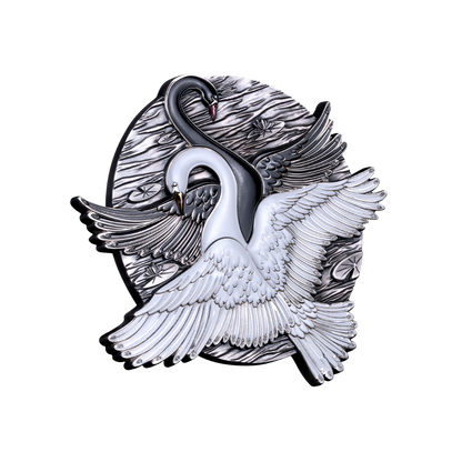 Black & White Swan Silver Coin 2026 MDM