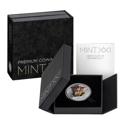 Leopard Born To Be Wild 1 Oz Silver Coin