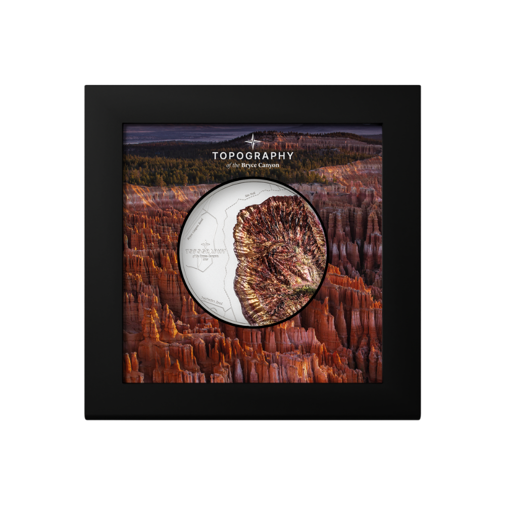 Bryce Canyon Topography 5 Oz Silver Coin 2026 CIT