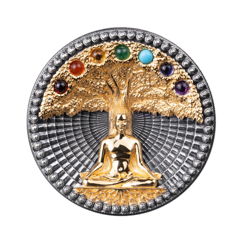 Buddha The Tree of Life 3 Oz Silver Coin 2026 MDM