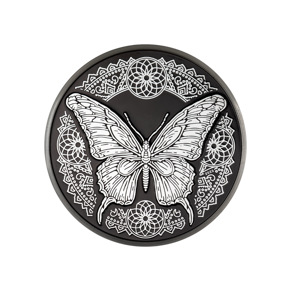Butterfly 1 Oz Silver Coin 2025