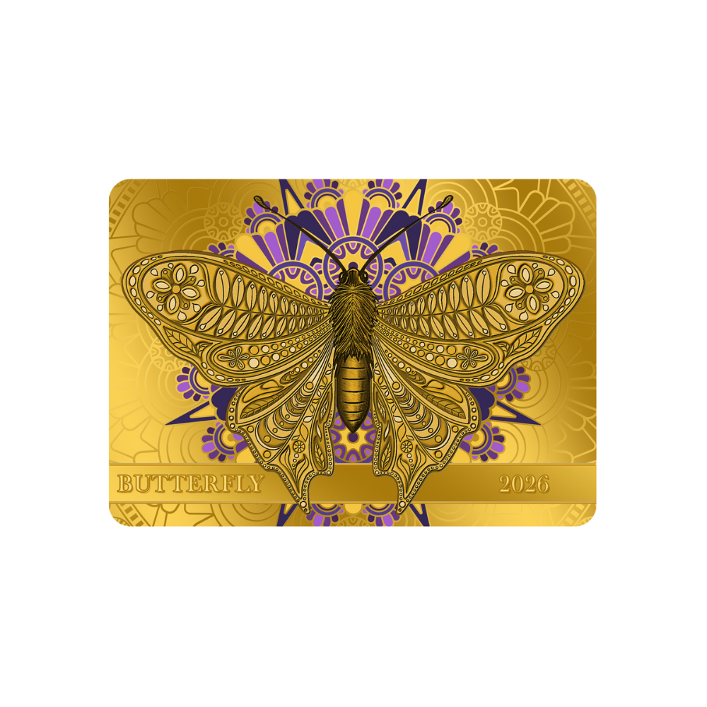 Butterfly Spirit Animals Collection 1/200 Oz Gold Coin 2026