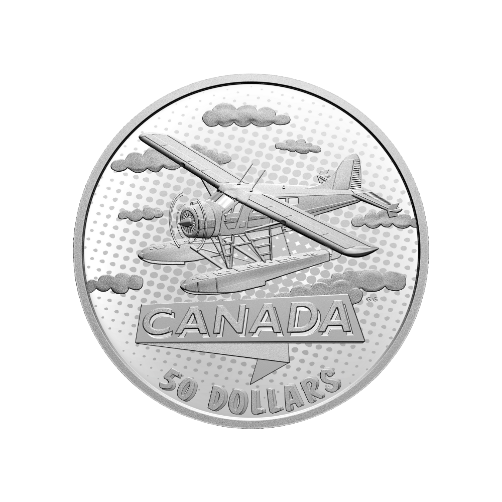CANADA TAKES WING FIRST 100 YEARS OF CONFEDERATION Silver Coin $50 Canada 2021