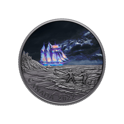 CANADIAN GHOST SHIP Silver Coin $50 Canada 2022