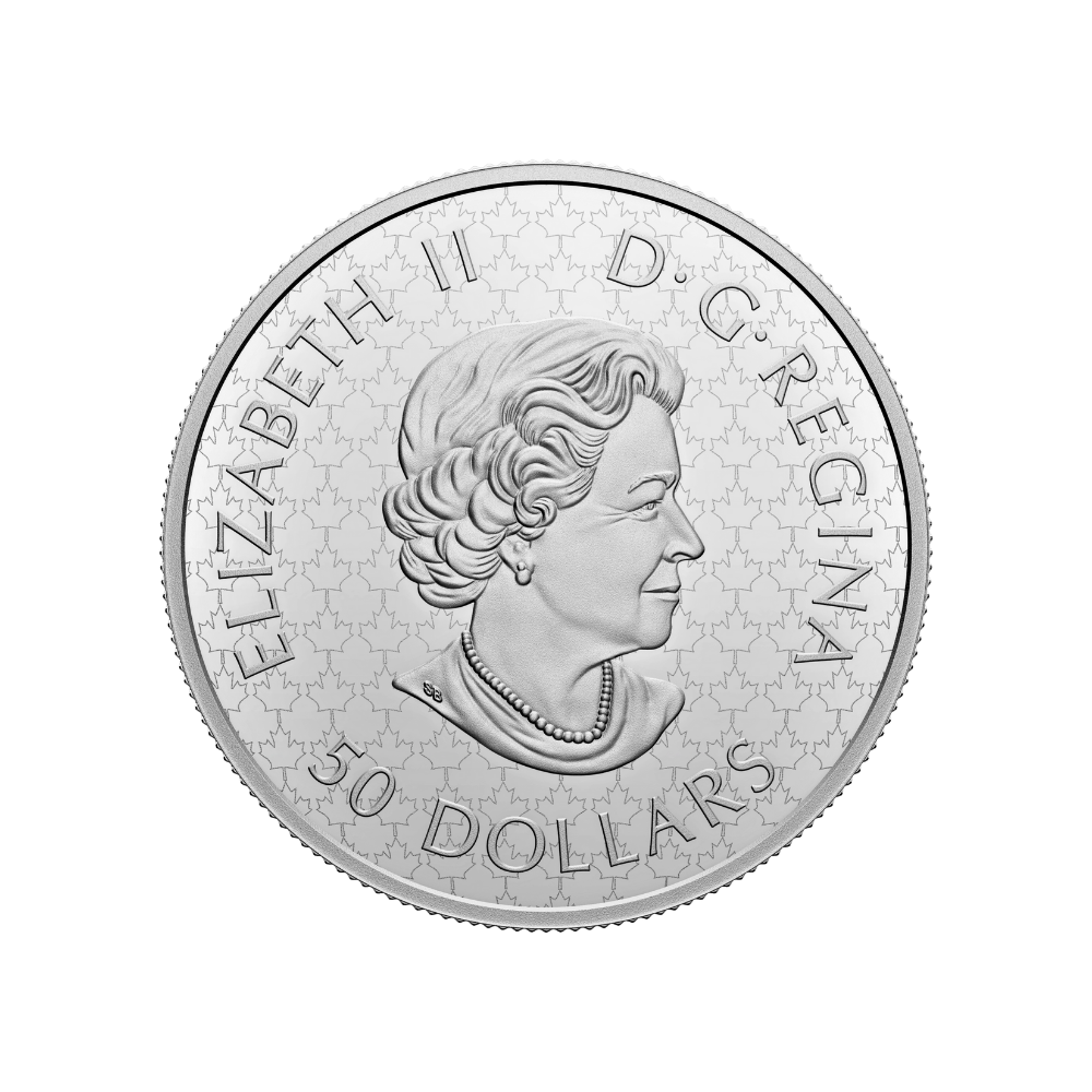 CANADIAN GHOST SHIP Silver Coin $50 Canada 2022