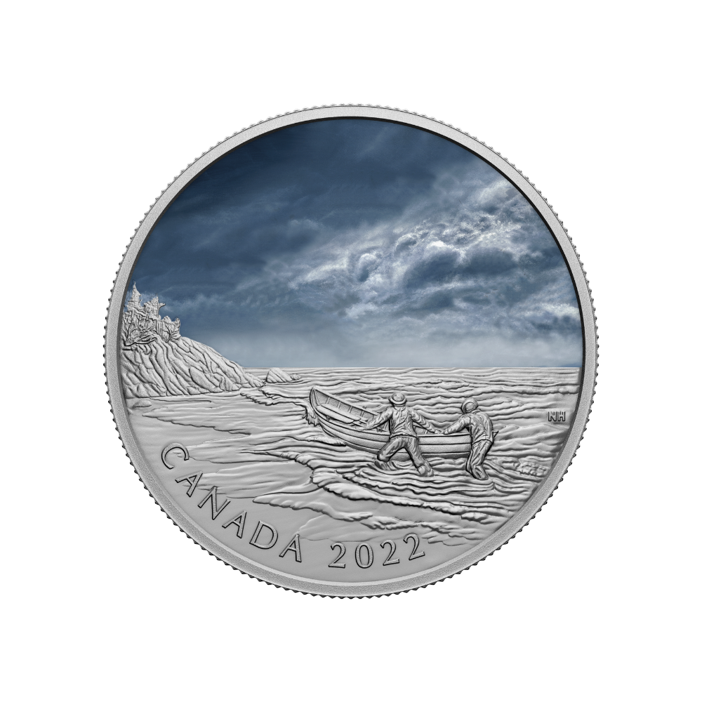 CANADIAN GHOST SHIP Silver Coin $50 Canada 2022