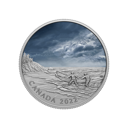 CANADIAN GHOST SHIP Silver Coin $50 Canada 2022