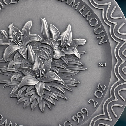 Aurora Celestial Beauty 2 Oz Silver Coin 2025 obverse closeup mint xxi parthava coin