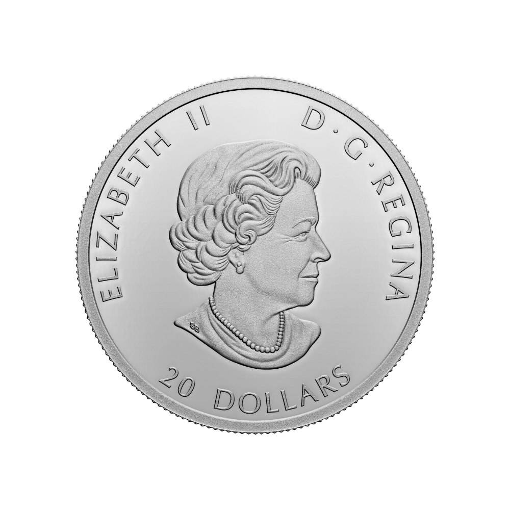 CEDAR WAXWING Colourful Birds 1 Oz Silver Coin $20 Canada 2022