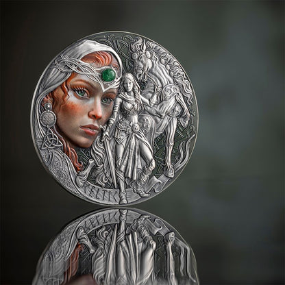 CELTIC Femina Bellator 2 Oz Silver Coin - PARTHAVA COIN