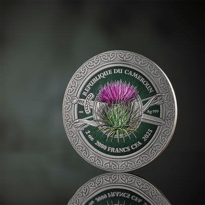 CELTIC Femina Bellator 2 Oz Silver Coin 2000 Francs Cameroon 2025