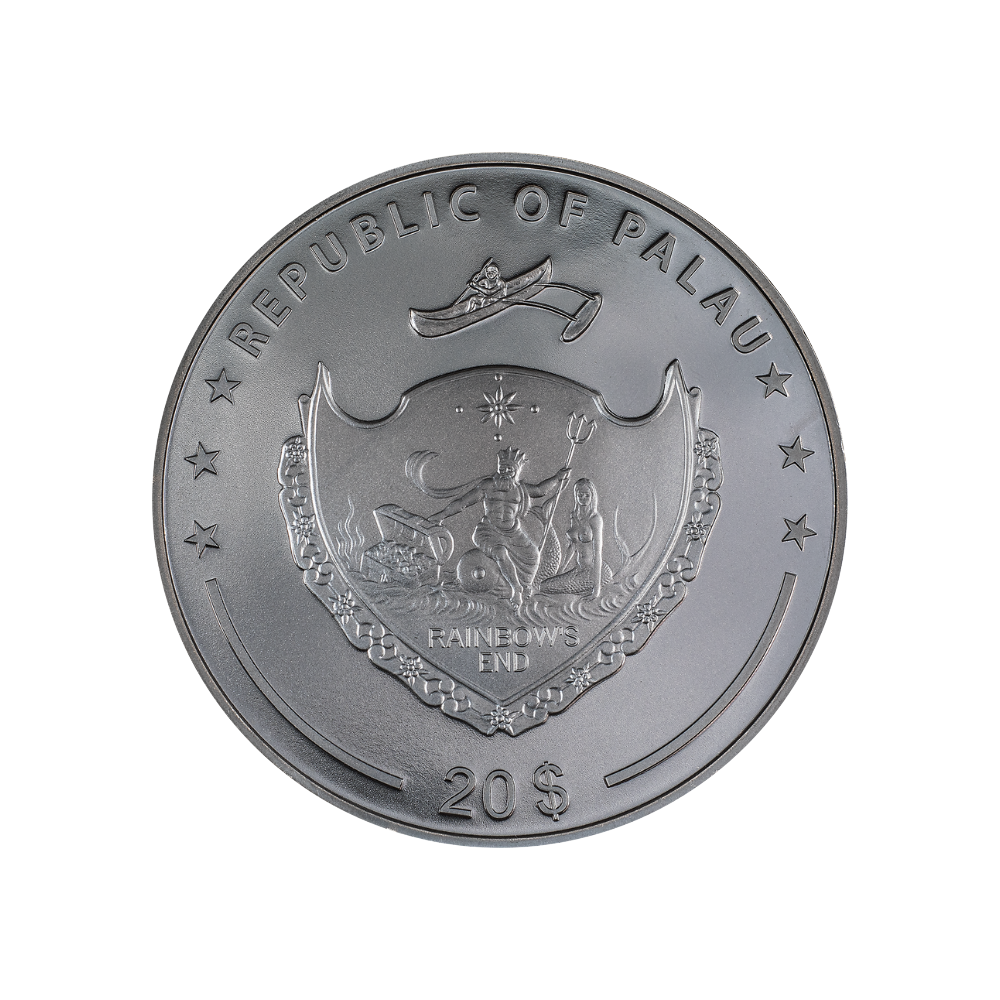CHARON Ferryman of the Dead 3 Oz Silver Coin $20 Palau 2023