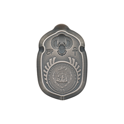 CHEOPS Scarab 1 Oz Silver Coin $5 Palau 2023