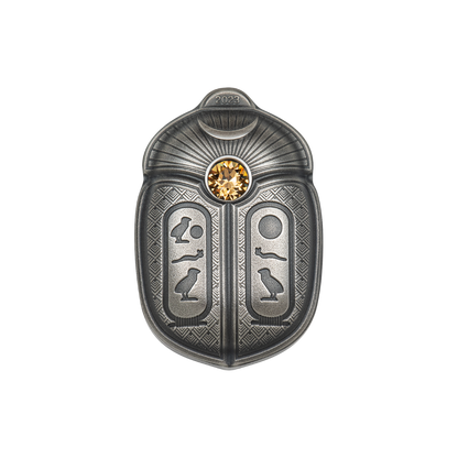 CHEOPS Scarab 1 Oz Silver Coin $5 Palau 2023
