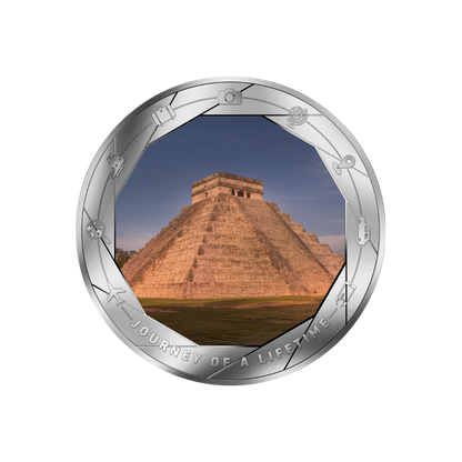 CHICHEN ITZA Journey of Lifetime 1 Oz Silver Coin 1000 Francs Cameroon 2025