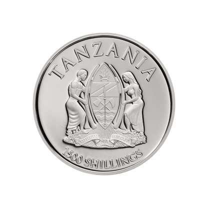 CHIMERA Mythological Animals 2 Oz Silver Coin 1500 Shillings Tanzania 2018