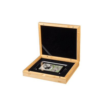 CHINESE PANDA 40th Anniversary Silver Set Coin 2 Oz + 30g Bar China 2023