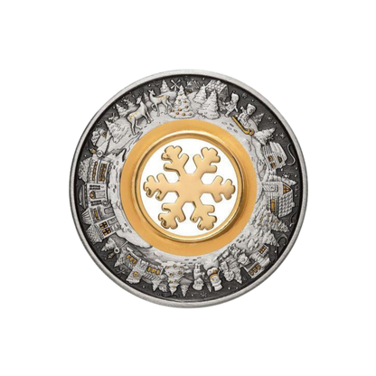 CHRISTMAS WONDERLAND 2 Oz Silver Coin $2 Australia 2021