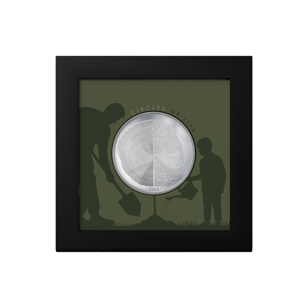 CIRCLES OF LIFE Nature 1 Oz Silver Coin $5 Cook Islands 2022
