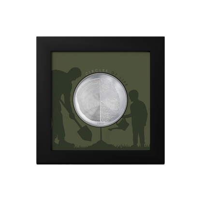 CIRCLES OF LIFE Nature 1 Oz Silver Coin $5 Cook Islands 2022