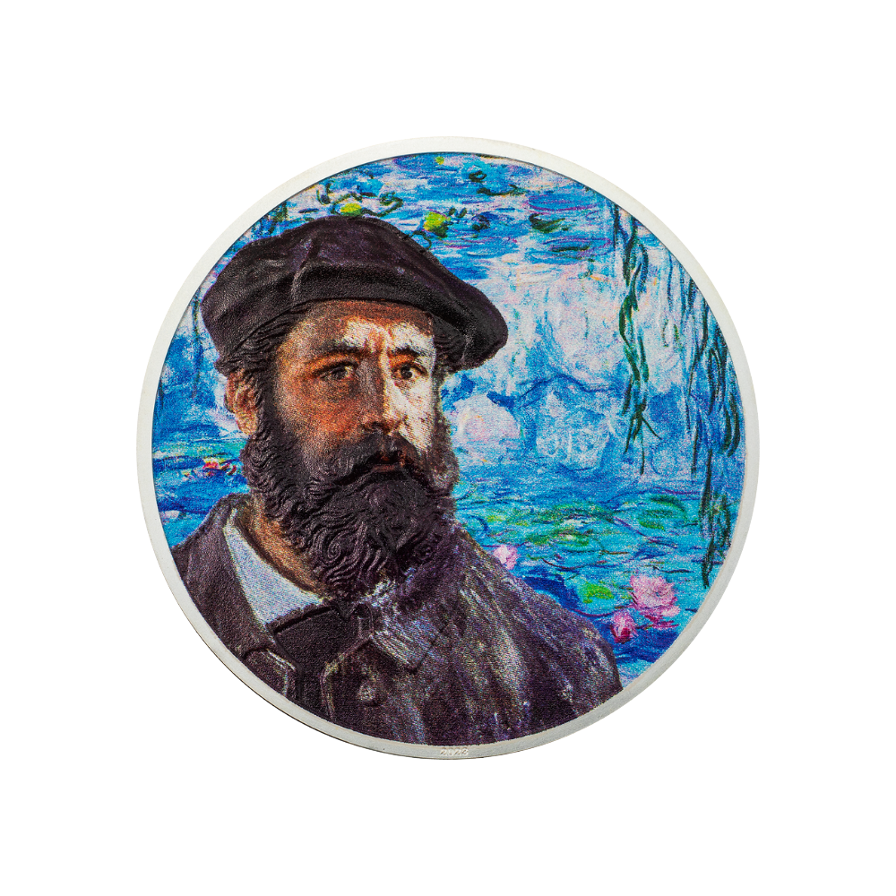 CLAUDE MONET Masters of Art 2 Oz Silver Coin $10 Cook Islands 2023