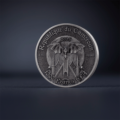 The Raven Creatures of Nocturne 1 Oz Silver Coin 2025 - image2 - MINT XXI